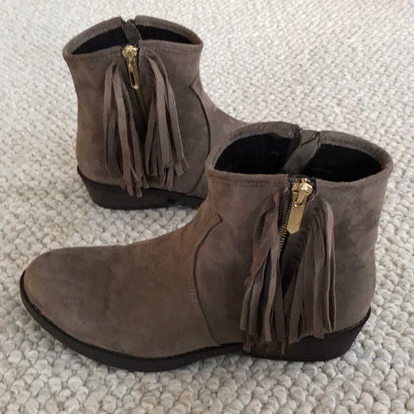 Sam Edelman Becks Addie Fringe Booties - Picture 3 of 8